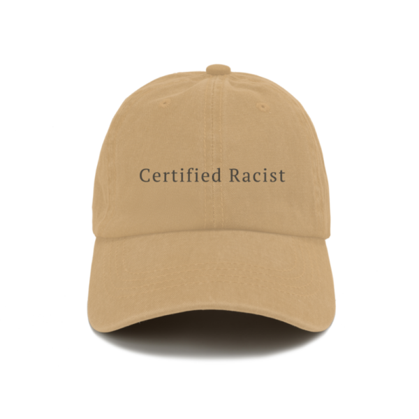 Czapka z haftowanym napisem Certified Racist