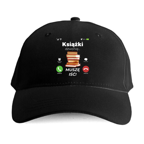 Czapka hobbystyczna - książki dzwonią 1