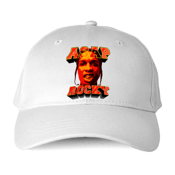 Czapka bootleg rap- A$AP Rocky czerwony - obrazek 4