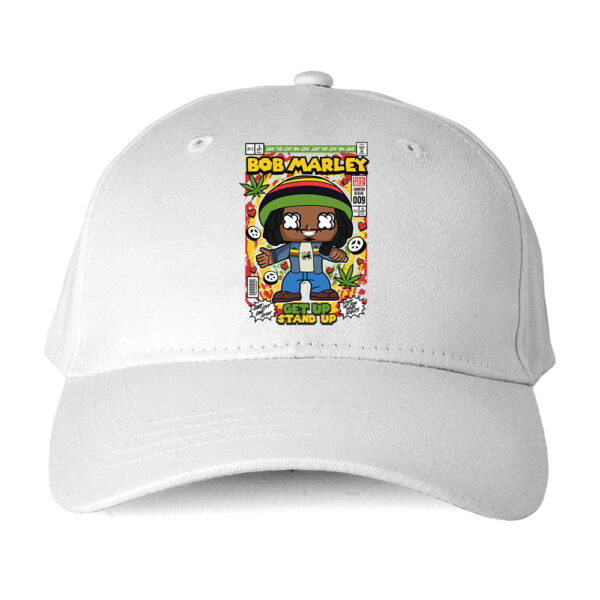 Czapka pop art- Bob Marley - obrazek 4