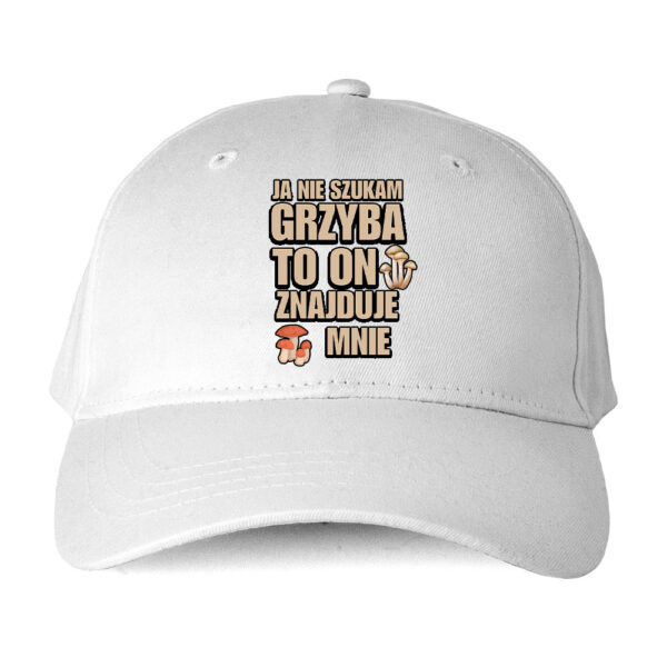 Czapka hobbystyczna Grzybiarz - Ja nie szukam grzyba - obrazek 3