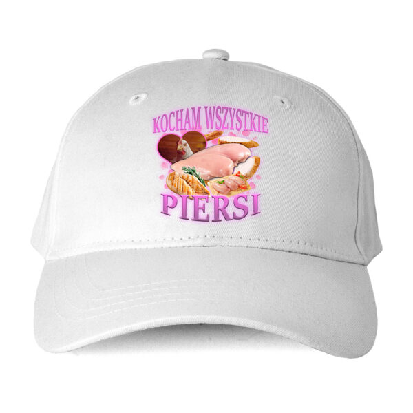 Czapka Czarny humor Bekowa - kocham piersi - obrazek 4