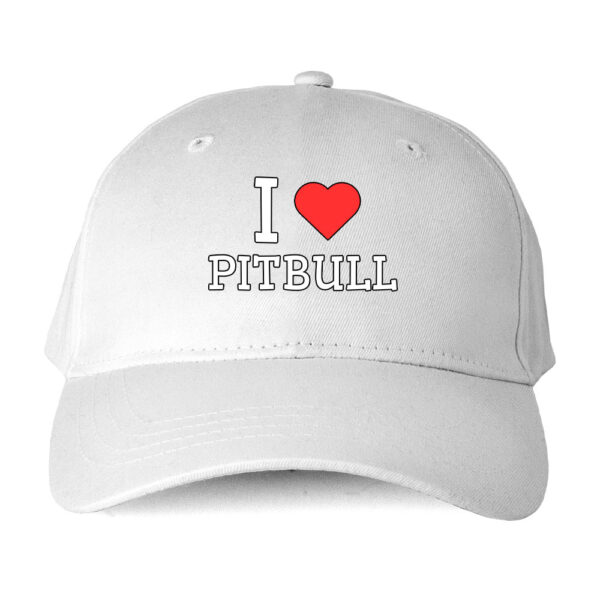 Czapka festiwalowa bootleg pop- I love Pitbull - obrazek 4