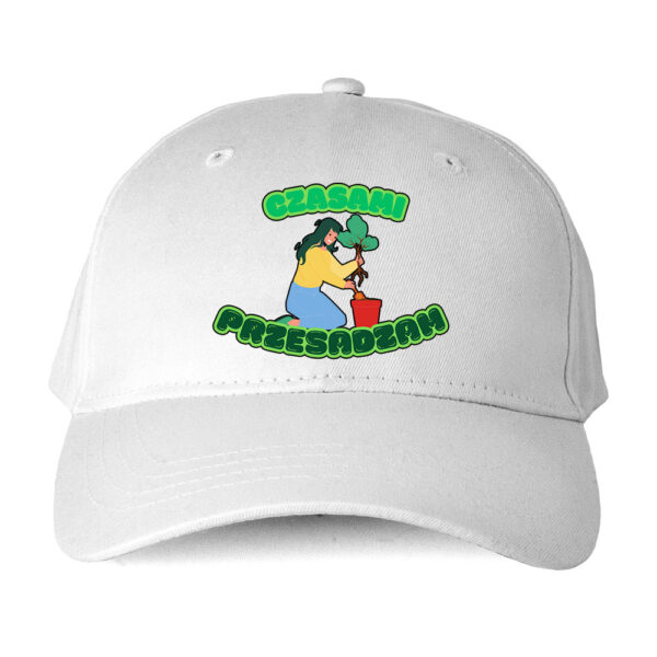 Czapka hobbystyczna Ogrodnicza - Czasami Przesadzam - obrazek 2