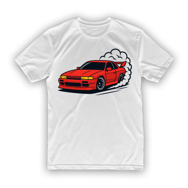 Koszulka Drift Car - Nissan Skyline GT-R R32 - obrazek 2