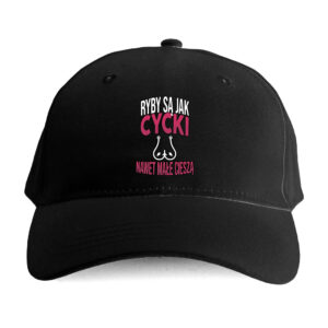 Czapka hobbystyczna Wędkarska -Ryby jak cycki