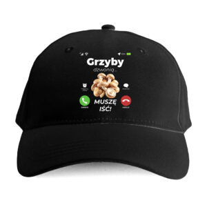 Czapka hobbystyczna Grzybiarz - Grzyby dzwonią