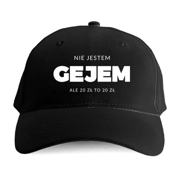 Czapka Czarny humor Bekowa - nie jestem gejem