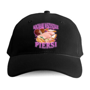 Czapka Czarny humor Bekowa - kocham piersi
