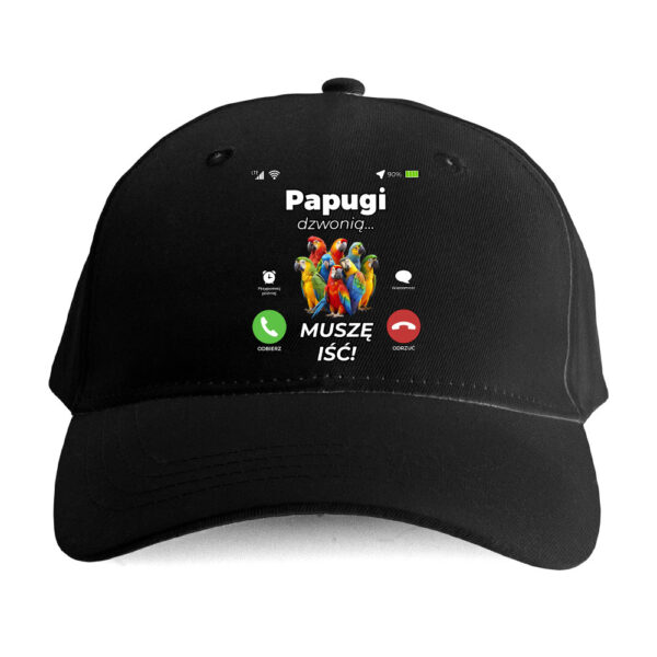 Czapka ze zwierzętami bekowa – Papugi dzwonią
