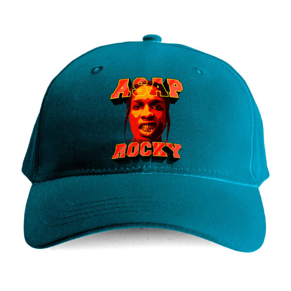 Czapka bootleg rap- A$AP Rocky czerwony - obrazek 3
