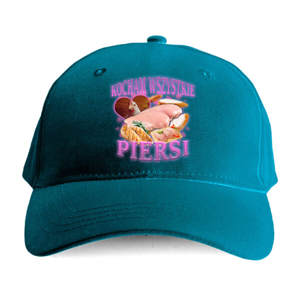 Czapka Czarny humor Bekowa - kocham piersi - obrazek 3