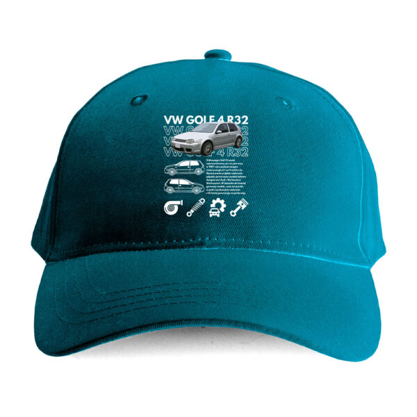 Czapka motoryzacyjna bootleg - VW GOLF 4 R32 - obrazek 3
