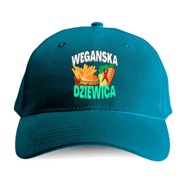 Czapka humor plus size - wegańska dziewica - obrazek 3