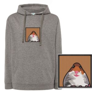 Bluza haftowana ze zwierzętami - Chomik