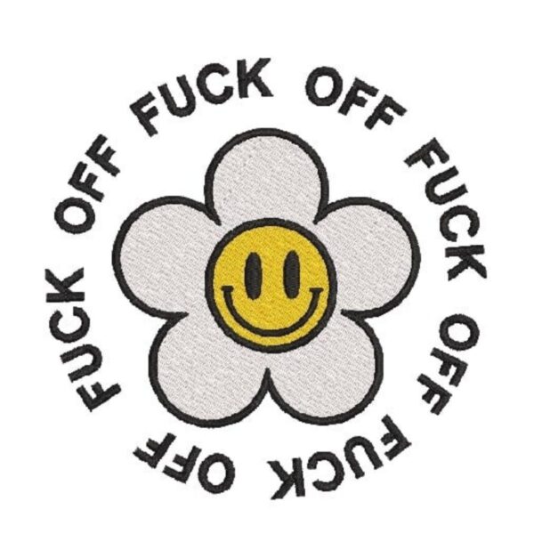 Bluza haftowana śmieszna - Fuck Off - obrazek 2