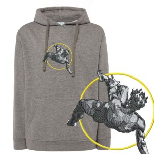 Bluza haftowana anime - spadająca postać