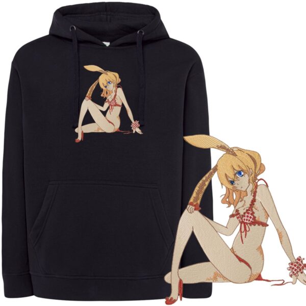 Bluza haftowana anime - dziewczynka królik