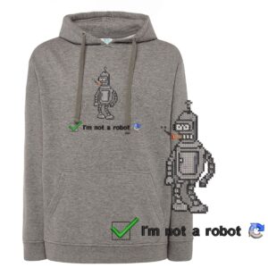 Bluza haftowana śmieszna - I'm not a robot