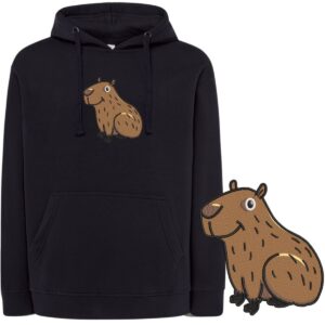 Bluza haftowana ze zwierzętami - Kapibara
