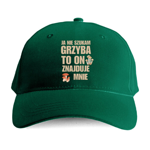 Czapka hobbystyczna Grzybiarz - Ja nie szukam grzyba - obrazek 4