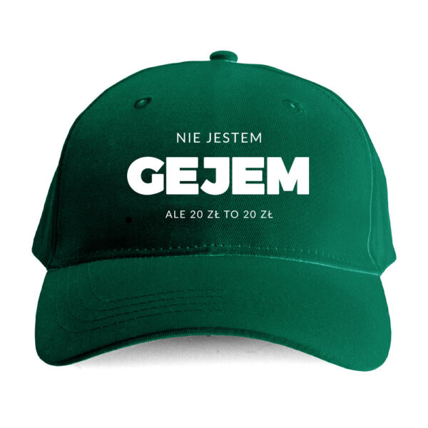 Czapka Czarny humor Bekowa - nie jestem gejem - obrazek 2