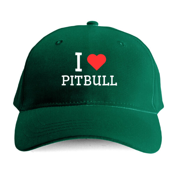 Czapka festiwalowa bootleg pop- I love Pitbull - obrazek 2