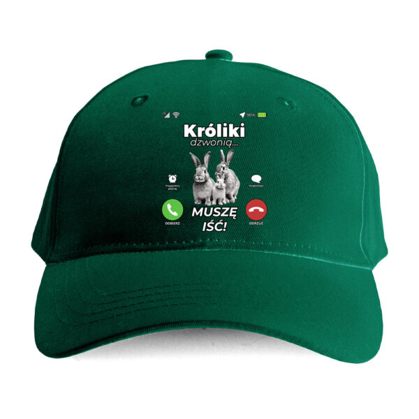 Czapka ze zwierzętami bekowa – Króliki dzwonią - obrazek 2