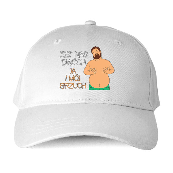 Czapka humor plus size - ja i mój brzuch - obrazek 4