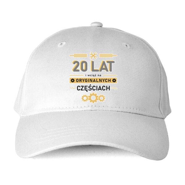 Czapka okolicznościowa - 20 lat - obrazek 4