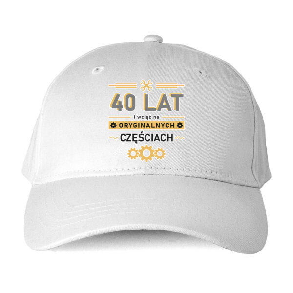 Czapka okolicznościowa - 40 lat - obrazek 4