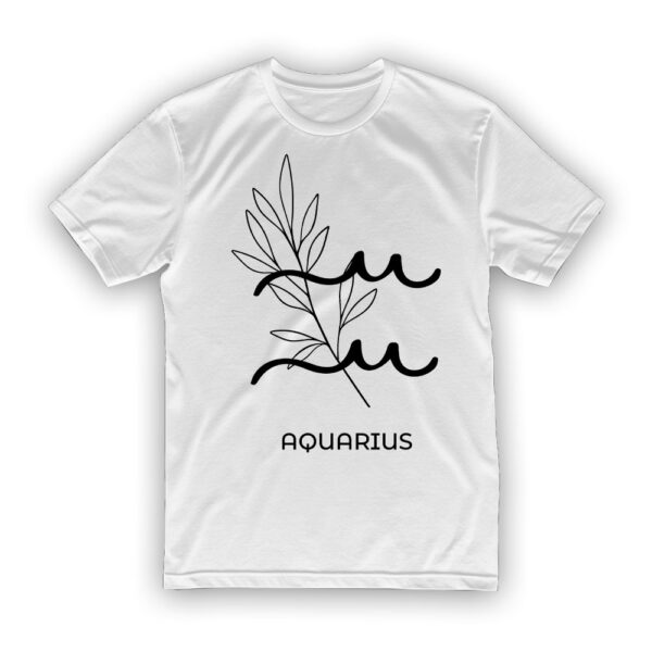 Koszulka ze znakiem zodiaku - Aquarius - obrazek 2
