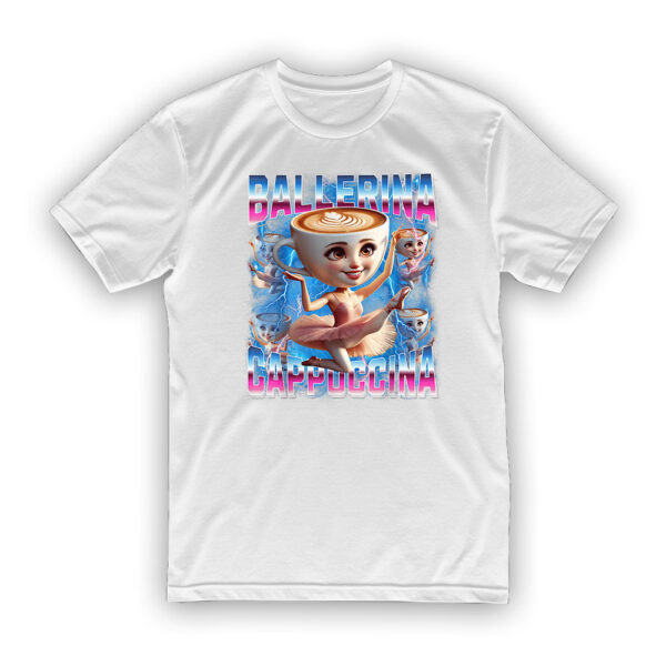 Koszulka Brainrot Bekowa - Ballerina Cappuccina - obrazek 2