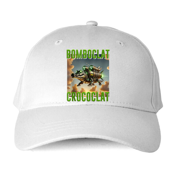 Czapka brainrot bekowa – Bomboclat Crococlat - obrazek 2