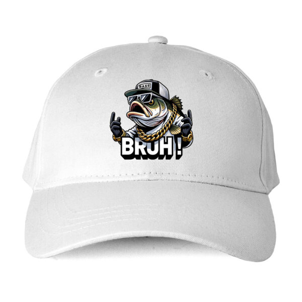 Czapka dla wędkarza bekowa – Bruh - obrazek 2