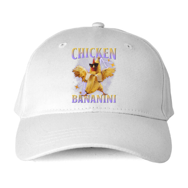 Czapka brainrot bekowa – chicken bananini - obrazek 2