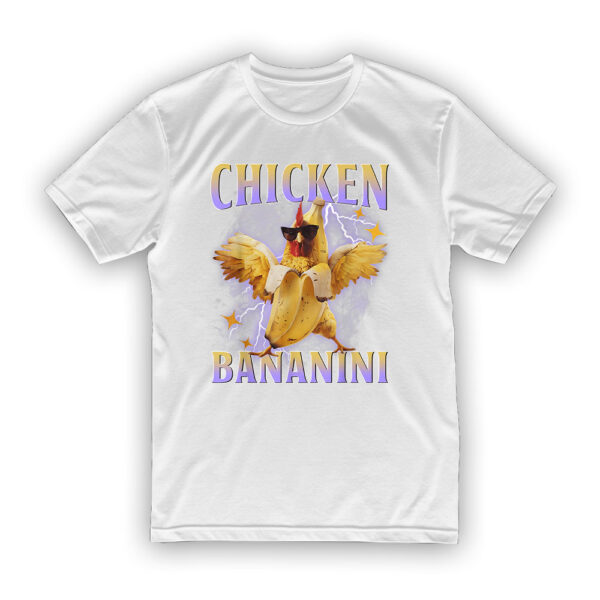 Koszulka Brainrot Bekowa - Chicken Bananini - obrazek 2
