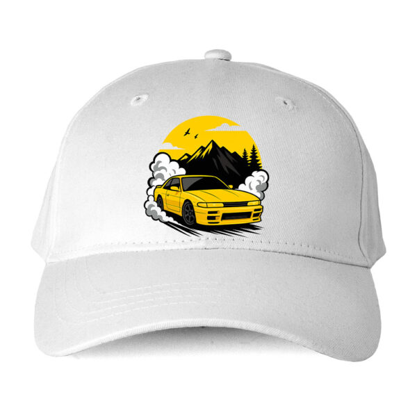 Czapka Drift Car - JDM żółte - obrazek 2