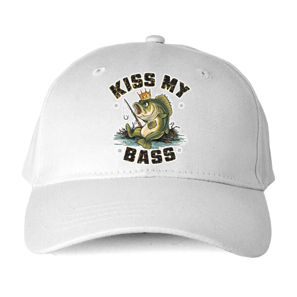 Czapka dla wędkarza bekowa – kiss my bass - obrazek 2