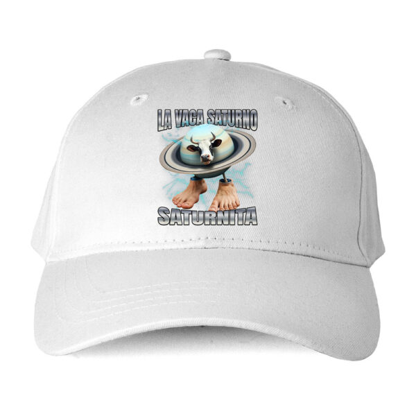 Czapka brainrot bekowa – saturno saturnita - obrazek 2
