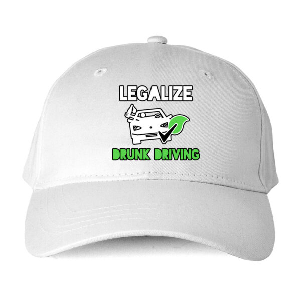 Czapka motoryzacyjna bekowa - legalize drunk driving - obrazek 4