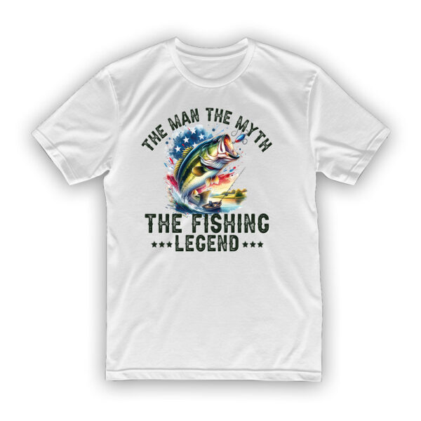 Koszulka dla wędkarza - The fishing legend - obrazek 2