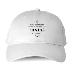 Czapka dla taty – tata podróżnik