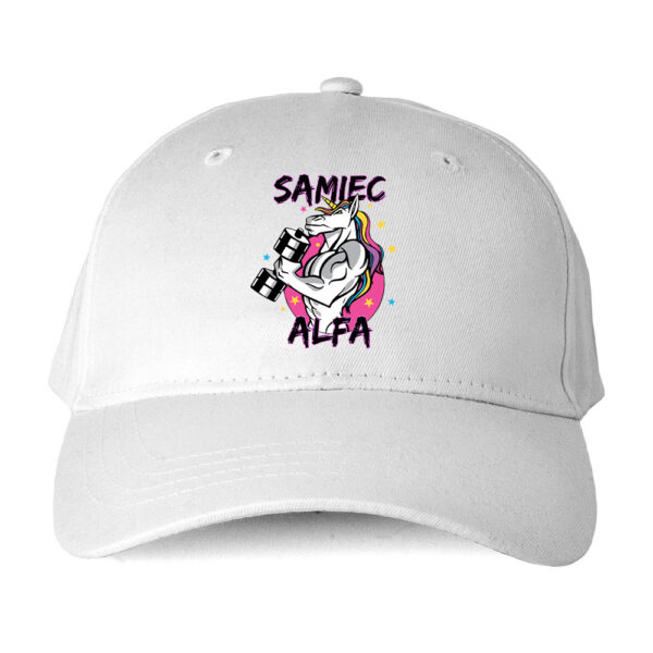 Czapka sportowa – Samiec Alfa - obrazek 4