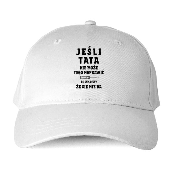 Czapka dla taty – tata złota rączka