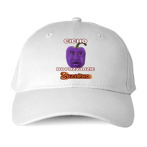 Czapka memy tiktok - cicho bo przyjdzie zdzicho - obrazek 4