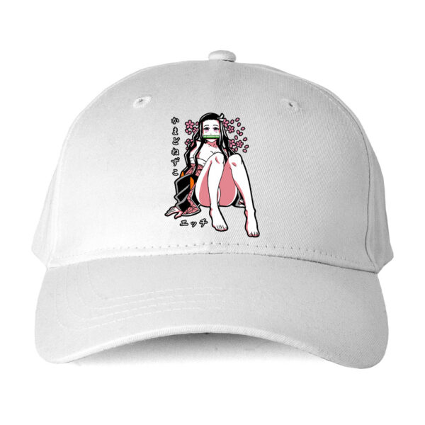 Czapka anime - Nezuko demon slayer - obrazek 2