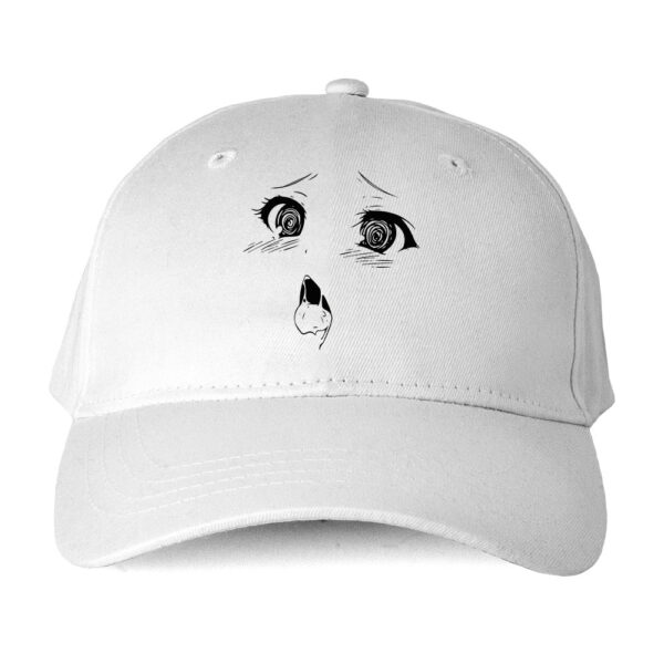 Czapka anime - anime dziewczynka twarz - obrazek 2