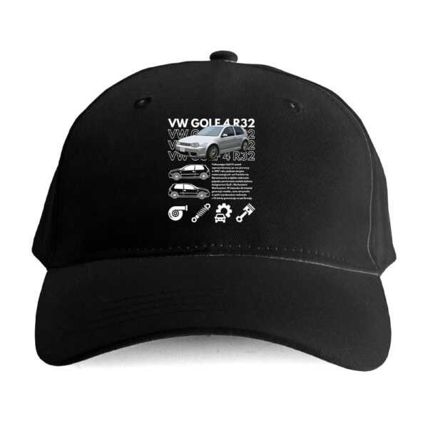 Czapka motoryzacyjna bootleg - VW GOLF 4 R32