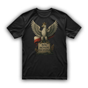 Koszulka Patriotyczna - Bóg Honor Ojczyzna